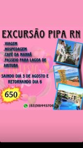 Excursao para Pipa natal Rn